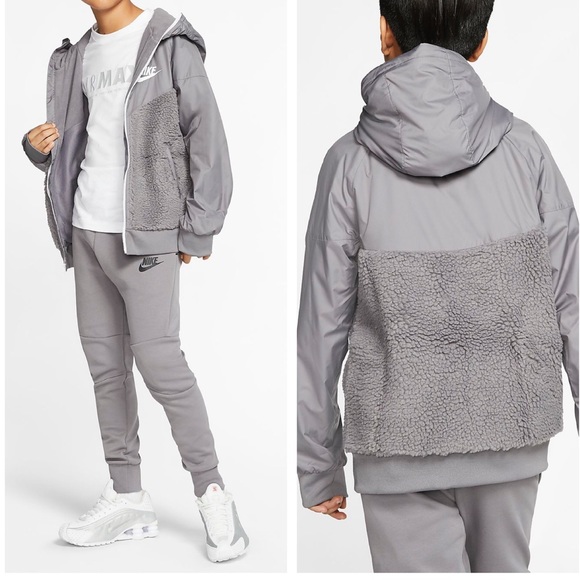 boys nike sherpa jacket